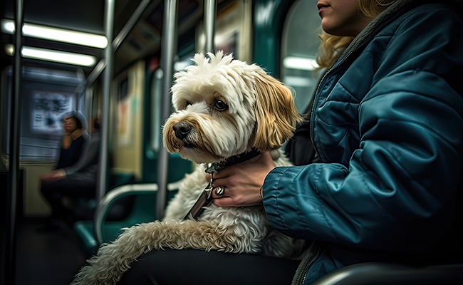 Animaux dans les transports en commun : que dit la loi ?